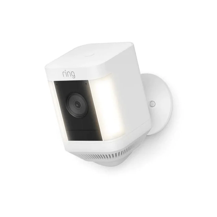 Ring - Spotlight Cam Plus Battery - White